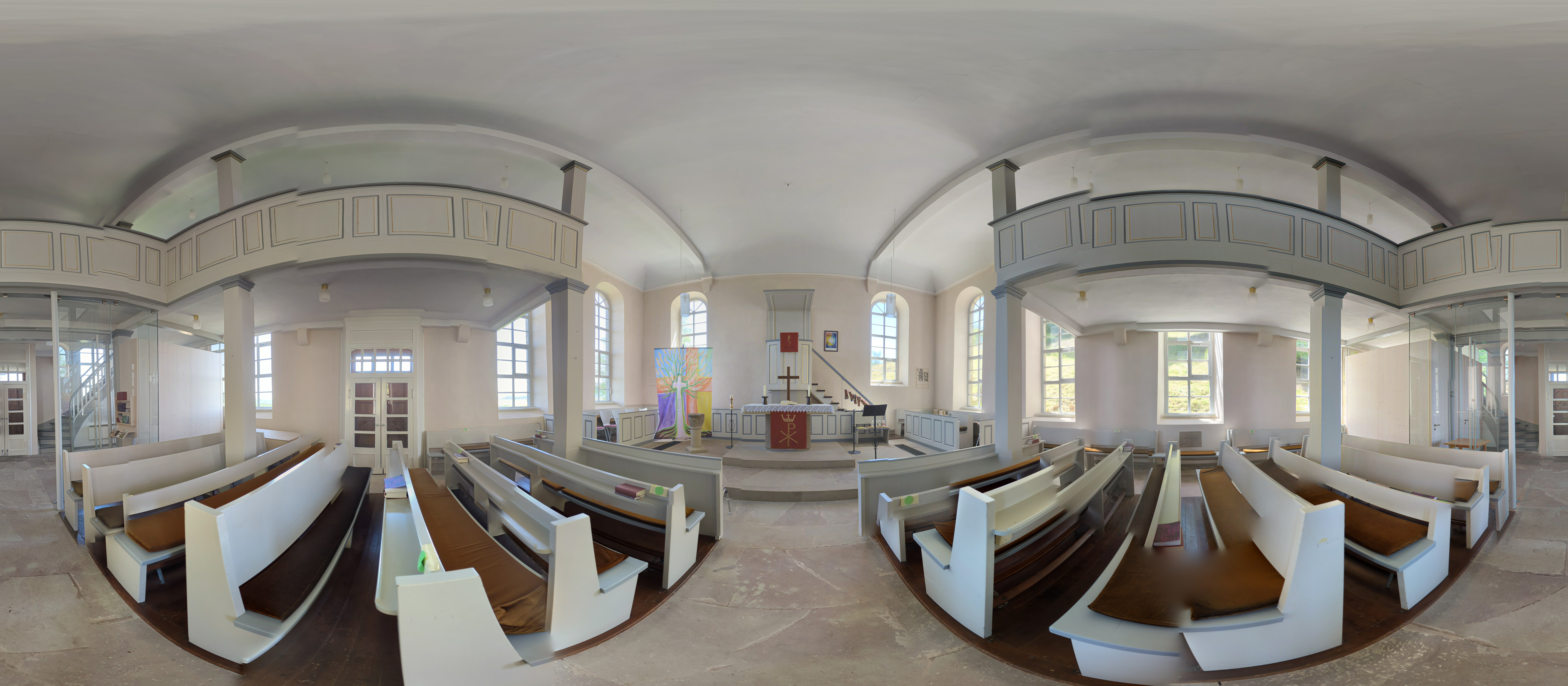 360 Grad Ansicht Kirche Burghasungen